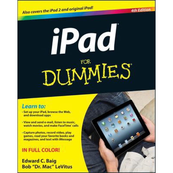 Pre-Owned iPad for Dummies (Paperback) by Edward C Baig, Bob LeVitus