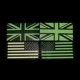 thumbnail image 3 of Moral Patch Dark Infrared Reflective IR Velcro with American Flag Tactical Stamp SpiegelIR Flag, 3 of 5