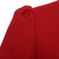 thumbnail image 4 of Richie House Little Girls Red Pleat Details Elegant Dress 4, 4 of 7