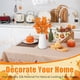 thumbnail image 4 of Ramo de Hojas de Arce Artificiales de Otoño | Follaje de Plástico Realista de 40 X 20 Cm | Decoración para El Hogar de Acción de Gracias En Amarillo, Café, Naranja y Verde, 4 of 6