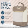 thumbnail image 4 of La bolsa aislante para botellas Itzy Ritzy mantiene las botellas calientes y frías, color vainilla, 4 of 7