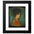 thumbnail image 2 of Franz von Stuck 15x18 Black Modern Framed Museum Art Print Titled - Frau Feez (1900), 2 of 5