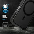 thumbnail image 3 of Encased for iPhone 17 Pro Max Dual-Layer Case with Belt Clip (Challenger Series) - Heavy Duty Protective Case and Holster - Compatible with MagSafe (Black), 3 of 9