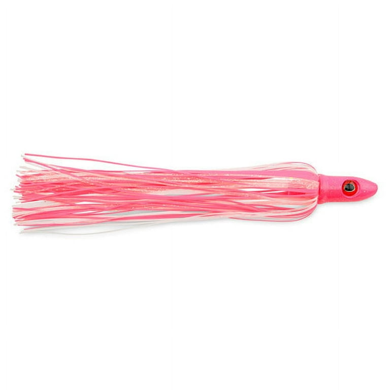 C&H Mahi Buster Bling Fishing Lure – 1oz Glitter Head With Disco Skirt For Mahi & Tuna