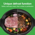 thumbnail image 2 of Hamilton Beach Defrost & Go 6 Qt Programmable Slow Cooker, Stoneware Crock with Removable Pot, Black, 2 of 8