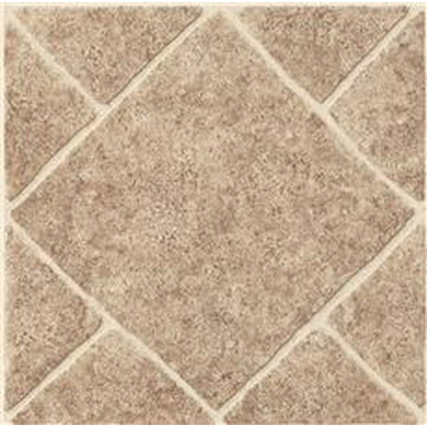 Armstrong Peel N Stick Tile 12 In X 12 In Diamond Limestone Umber 1 65mm 0 065 In 45 Sq Ft Per Case Walmart Com Walmart Com