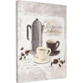thumbnail image 2 of Coffee Wall Art Coffee Bean Coffee Cup Pictures Wall Decor Rustic Kitchen Coffee Painting Canvas Prints Coffee Time Artwork Modern Home Decor Framed for Kitchen Dining Room Cafe Office 12"X16", 2 of 6
