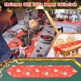 thumbnail image 1 of uhnmki Christmas Table Runner Holiday Table Runners For Dining Room Snowflake Snowman Table Runner For Christmas Table Decorations, 1 of 9