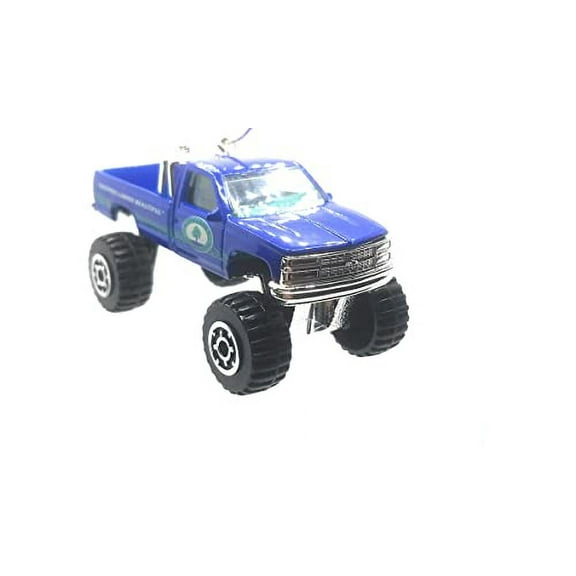 Christmas Ornament for Chevy K-1500 Pickup Truck Blue