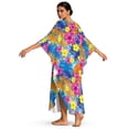 thumbnail image 3 of DISNIMO Tropical Plants Printed Women's Plus Size Kaftan Dress Beach Lounge Kaftan Maxi Dress V-Neck Batwing Sleeve Swimsuit Coverups Lightweight Soft Beach Cover Ups for Bathing Suit, 3 of 7
