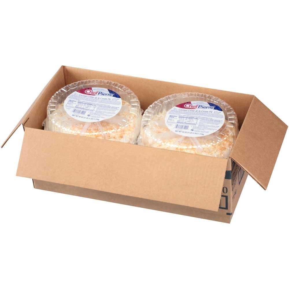 (4 Pack) Chef Pierre Coconut Creme Pie, 43 oz.