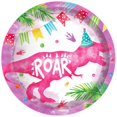 thumbnail image 2 of CC HOME Watercolor Dinosaur Party Supplies Pack Watercolor Dinosaur Party Decorations Dinosaur Party Pack- Serves 16 - Includes Watercolor Dinosaur Grass Party Plates Cups Napkins, 2 of 7