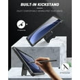 thumbnail image 5 of Case for Samsung Galaxy Tab S9 FE 5G 10.9 Inch/Galaxy Tab S9 11 Inch 2023, Rugged Full Protective Bumper Kickstand Cover Built-in Screen Protector/S Pen Holder, Black, 5 of 7