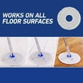 thumbnail image 3 of Quickie 2052223 Water Spin Mop Floor Cleaning System Microfiber Mop Head Refill, 3 of 5