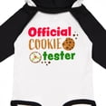 thumbnail image 3 of Inktastic Official Cookie Tester Christmas Cookies Gift Baby Boy or Baby Girl Long Sleeve Bodysuit, 3 of 4