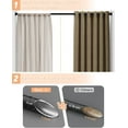 thumbnail image 6 of Tension Shower Curtain Rods No Drilling, 29 to 85 Inch, Spring Tension Curtain Rods for Windows, Adjustable Shower Rod for Bathroom, Heavy Duty Tension Rods Fits Various Wall Types, Black, 6 of 14