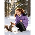 thumbnail image 6 of ZSHOW Kids' Recycled Coat Warm Winter Jacket Water Resistant Winter Snow Coat Light Purple 6/7, 6 of 10
