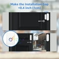 thumbnail image 3 of Door Chime, GreenCycle Magnetic Sensor Wireless Door Chime Bell, Wireless Door Open Contact Sensor Alarm Chime with 600FT Range 48 Chimes 5 Volume Levels Night Light Function IP66 Waterproof, 3 of 10