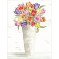 thumbnail image 2 of Great Art Now Colorful Tulip Bouquet by Cindy Jacobs, Framed Wall Art, 19W x 24H, 2 of 2