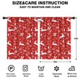 thumbnail image 2 of Blackout Kids Curtains,Red Christmas Reindeer and Snowflake Pattern Childrens Insulated Curtains Set Of 2,Bedroom Essentials,Toddler Room Decor 42"x54", 2 of 5