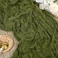 thumbnail image 1 of Gauze Table Runner Dinning Table Decoration 90*300CM Rustic Country Boho Beach Wedding Party Table Decor Christmas Table Runners, 1 of 7