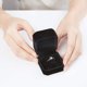 thumbnail image 3 of Paquete de 10 cajas de anillo de terciopelo caja de pendientes caja de colgante de joyería de terciopelo negro para propuesta de ceremonia de boda, recuerdo del Día de San Valentín, 3 of 5