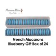 thumbnail image 3 of Macaron Bites Blueberry French Macarons, 24 Count, 3 of 9