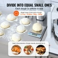 thumbnail image 2 of KFFKFF Manual Dough Divider, 18-Piece Dough Separator, Hand-Operated Dough Slicer with Stainless Steel Tray & Blade, 2.11oz-9.88oz, Ideal for Bakeries, Restaurants, and Commercial Use, 2 of 9