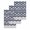 Blue, variant on Brown Pine Leaves Kitchen Dish Towels for Drying Dishes Set of 2, Abstract Art Geometric Gray Plaid Waffle Weave Microfiber Hand Tea Bathroom Towels Quick Dry & Absorbent Towel 15.7x23.6