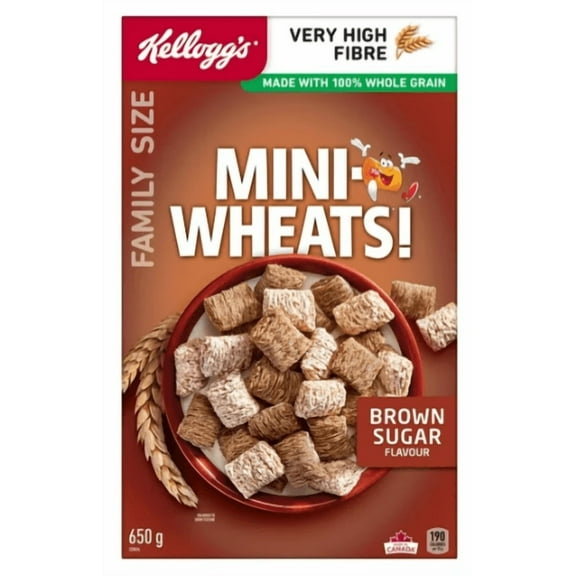 KELLOGG MINI-WHEATS BROWN SUGAR 650G