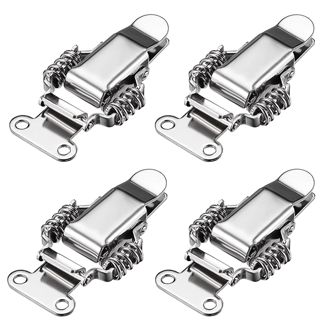 49mm Length 304 Stainless Steel Safety Clamps for Box Case Clamps Spring Lever Locks Package of 8 