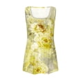 thumbnail image 3 of Hvot&aat Womens Tank Tops Summer Sleeveless Shell Edge Hem Loose Fit Pullover Casual Beach Vacation Clothes, 3 of 4