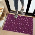 thumbnail image 2 of Purple Christmas Star Pattern Door Rugs,Washable Non Slip Door Mats Indoor,Decorative Door Mats,Entry Mat Indoor for Entrance,Bedroom,Kitchen,Bathroom,20"x32", 2 of 6