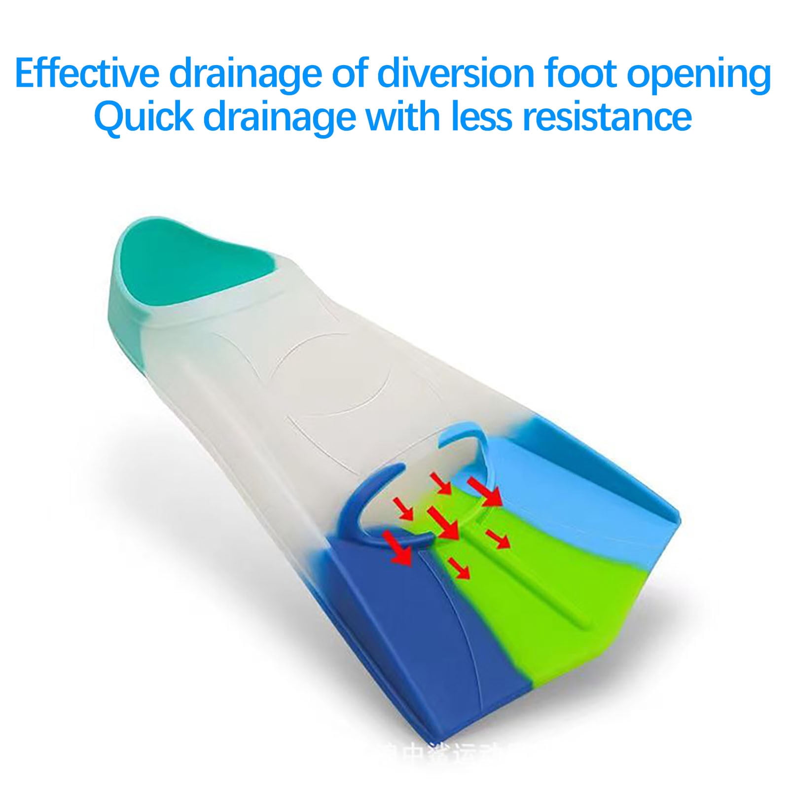 Jubipavy Children And Adults Swimming With Fins Free Diving Short Fins Diving Training Snorkeling Equipment Summer Saving