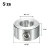 thumbnail image 2 of 8 Pcs Set Screw Shaft Collar 7/16"Bore, 304 Stainless Steel Shaft Collars, 7/8"OD, 7/16"Thickness, 2 of 5