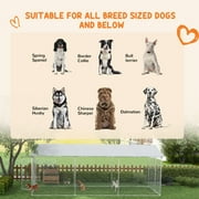 PawHut 19.7 x 7.5 x 7.5 Outdoor Dog Kennel W/ Waterproof Roof
