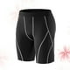 thumbnail image 3 of KAKOWELY Mallas de baloncesto para hombre, pantalones ajustados para entrenamiento físico y correr, pantalones cortos deportivos prácticos para exteriores (talla L), 3 of 5