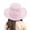 Pink, variant on Dyfzdhu Fascinators Hats for Women Elegant Flower Organza Sun Hat Derby Wedding Tea Party Beach Wide Brim Hats Black