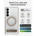 thumbnail image 2 of Phone Case ZAGG Santa Cruz Snap Samsung Galaxy S26+ Gray, 2 of 9