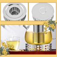thumbnail image 4 of Calentador de té, calentador de café de acero inoxidable con portavelas Calentador de base de té de acero inoxidable con portavelas, candelita y tetera no incluidas, base de teteras resistentes al, 4 of 6