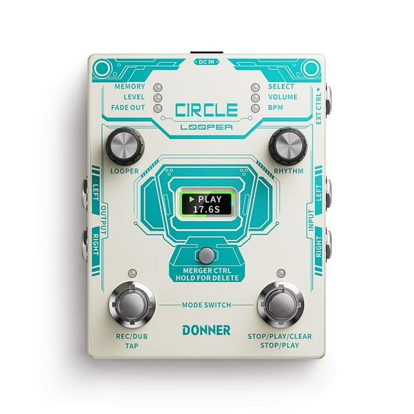 Caja de ritmos Looper Donner Circle 2 en 1 160 min