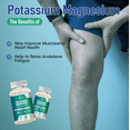 thumbnail image 5 of Potassium Magnesium (Citrate) Capsule Supplement, Muscle, Heart & Hydration Support,120 Capsules, 5 of 7