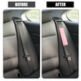 thumbnail image 6 of Unique Bargains 4 Pcs Plush Car Seat Belt Protector Pads Shoulder Strap Seatbelt Soft Comfort Covers Black Pink, 6 of 7