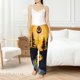 thumbnail image 4 of Fotbe Sunset River Pine Trees Pantalones de Pijama para Mujer, Pantalones de Dormir, Pantalones Pj con Cordón y Bolsillos-Medium, 4 of 6