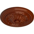 thumbnail image 3 of Ekena Millwork 16"OD x 2 1/4"P Wigan Ceiling Medallion, Hand-Painted Firebrick, 3 of 6