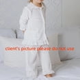 thumbnail image 1 of Ropa de dormir de invierno para niños, pijamas de Navidad para niños, conjuntos de pijamas de terciopelo blanco nieve, pijamas para mujeres, ropa para el hogar para madres y niñas, pijamas suaves 2023, 1 of 4