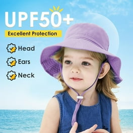 JAN & JUL Toddler Girl Sun-Hat with Adjustable Chin-Strap