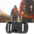 thumbnail image 1 of CHICIRIS Side Release Buckle,5Pcs Quick Release Buckle Plastic Dual Adjustable Strap Buckles Replacement DIY Craft for Backpack Black,Backpack Buckle, 1 of 8