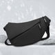 thumbnail image 1 of Bolso bandolera para hombre | Riñonera multibolsillos para teléfono y artículos esenciales | Correa ajustable | Piel sintética | Gris o negro, 1 of 6