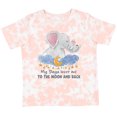 thumbnail image 3 of Inktastic My Yaya Loves Me to the Moon and Back Elephant Family Boys or Girls Toddler T-Shirt, 3 of 5